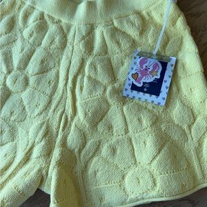 Roller Rabbit x Target Yellow Knit Women’s Shorts XXS